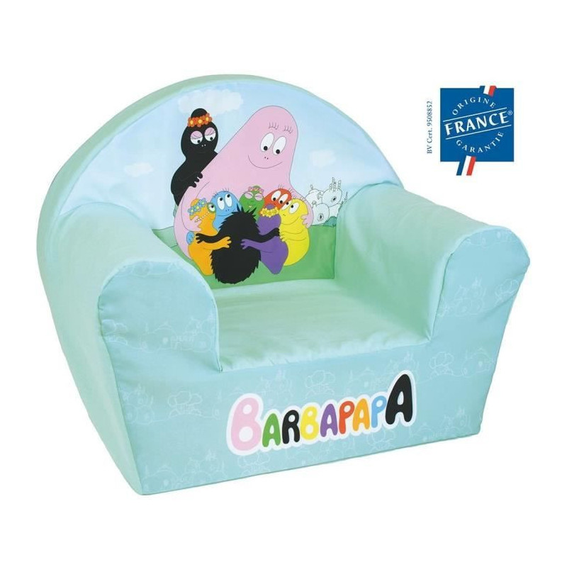 Children's club armchair - BARBAPAPA - FUN HOUSE - Made in France - 52