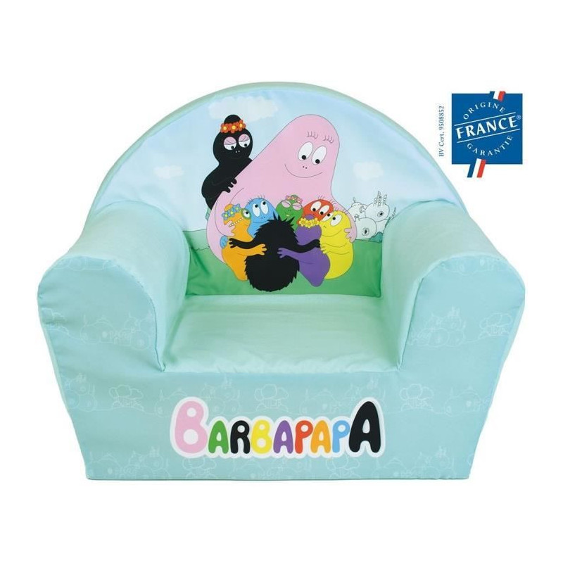 Children's club armchair - BARBAPAPA - FUN HOUSE - Made in France - 52
