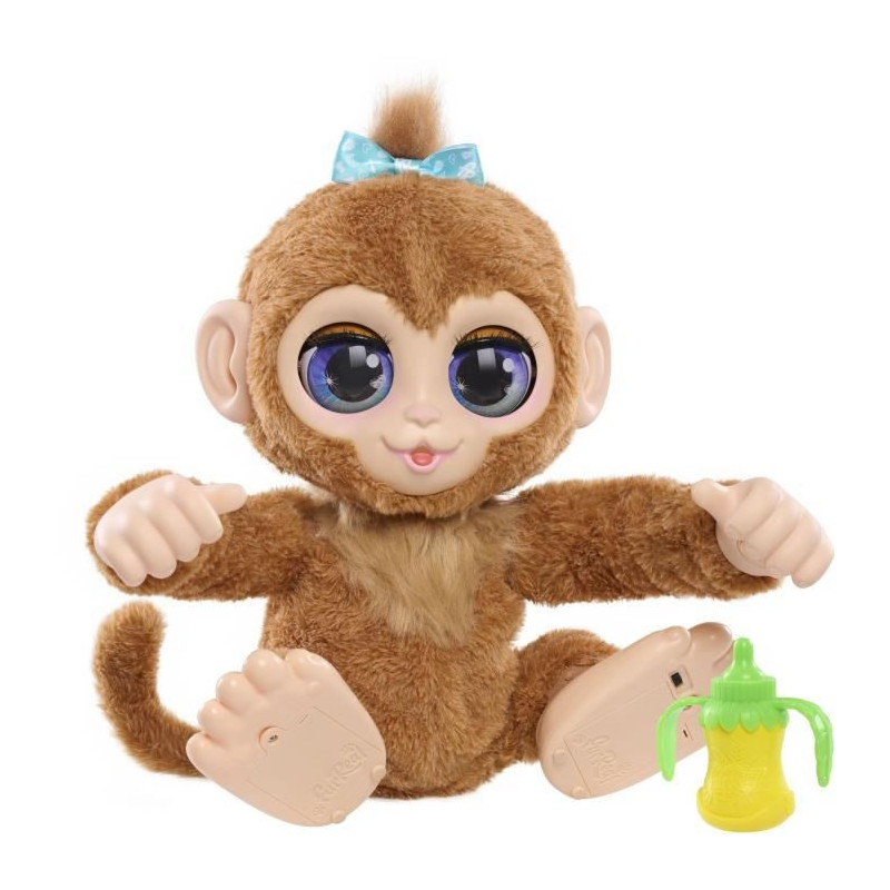 Interactive Toy - FURREAL FRIENDS - Peanut the Monkey - Over 100 React