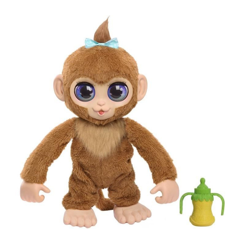 Interactive Toy - FURREAL FRIENDS - Peanut the Monkey - Over 100 React