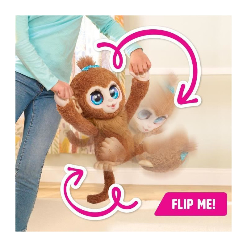 Interactive Toy - FURREAL FRIENDS - Peanut the Monkey - Over 100 React