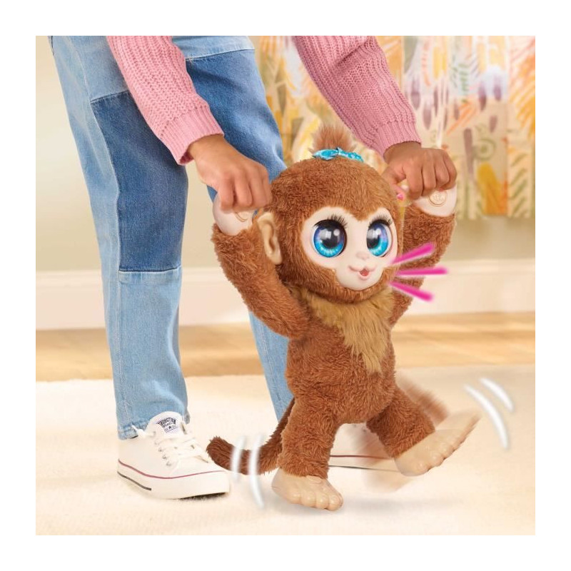 Interactive Toy - FURREAL FRIENDS - Peanut the Monkey - Over 100 React