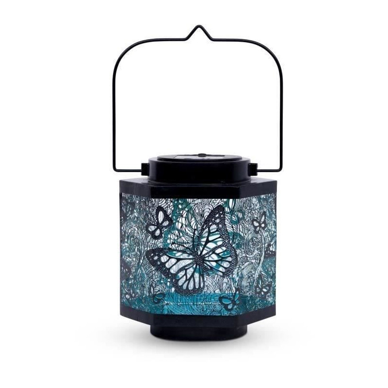 Solar lantern - GARDEN ID Papillon - Ø13 h15 cm - Autonomy 8h - Switc