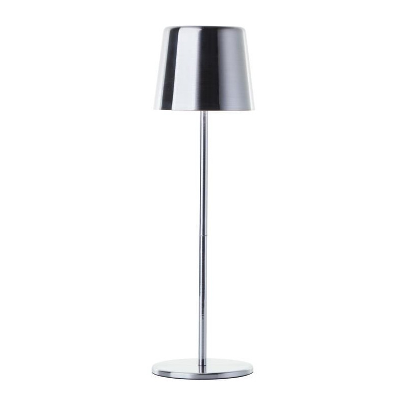 Outdoor table lamp - BRILLIANT - XAANA - Rechargeable - Chrome - LED -