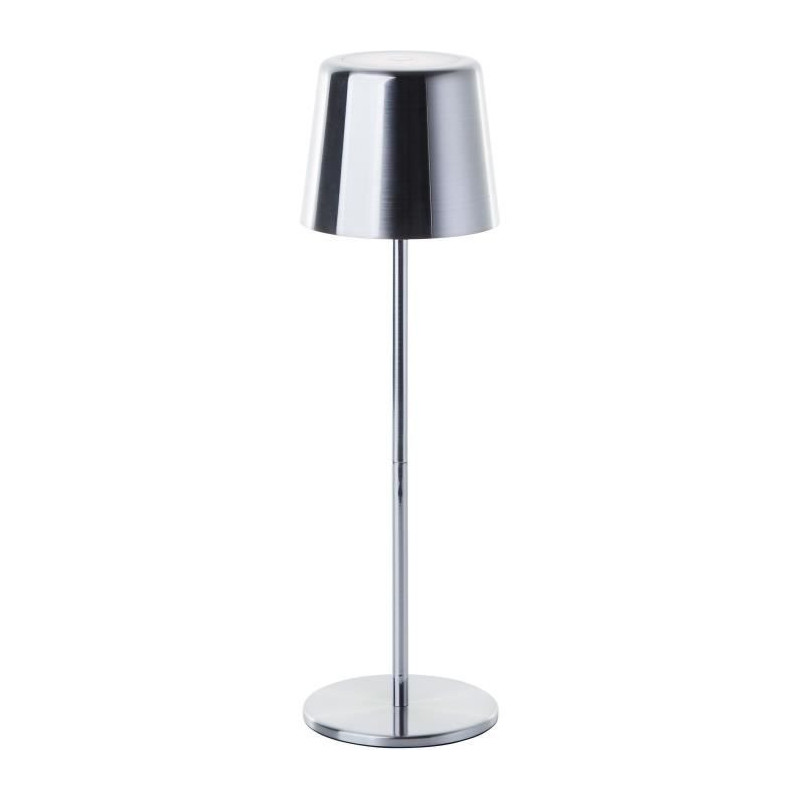 Outdoor table lamp - BRILLIANT - XAANA - Rechargeable - Chrome - LED -
