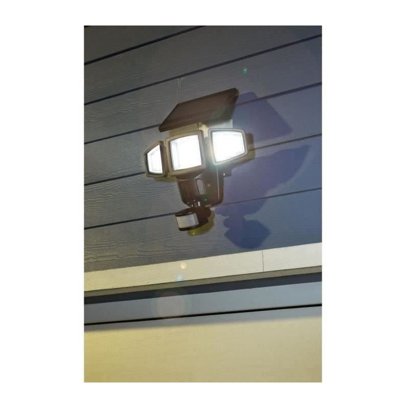 GALIX G4442 3-Head Solar Floodlight - 1500 Lumens - 182 SMD LEDs - AUT