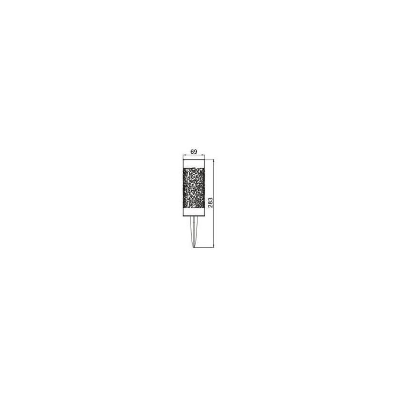 GALIX G4445 stainless steel solar terminal - To install or plant - H28