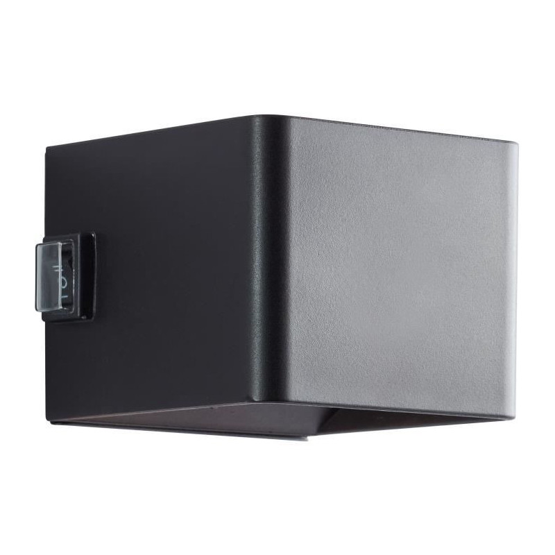 Magnetic outdoor wall light - ISEO - BRILLIANT - Rechargeable - Black