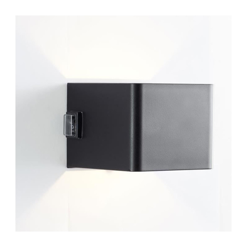 Magnetic outdoor wall light - ISEO - BRILLIANT - Rechargeable - Black