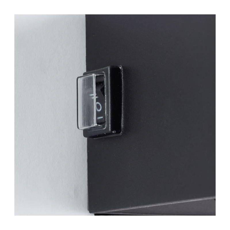 Magnetic outdoor wall light - ISEO - BRILLIANT - Rechargeable - Black