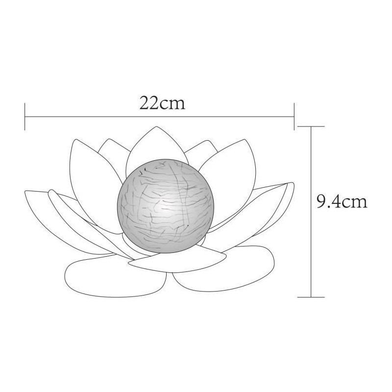 Solar water lily - GALIX