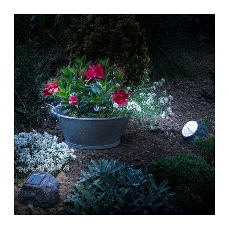 GALIX Solar Polyresin Spot: Rock