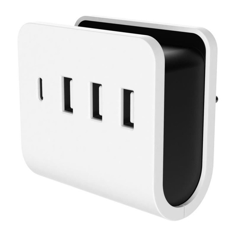 Wall charger - GAO - 4 USB ports (3 USB-A, 1 USB-C), fast charging