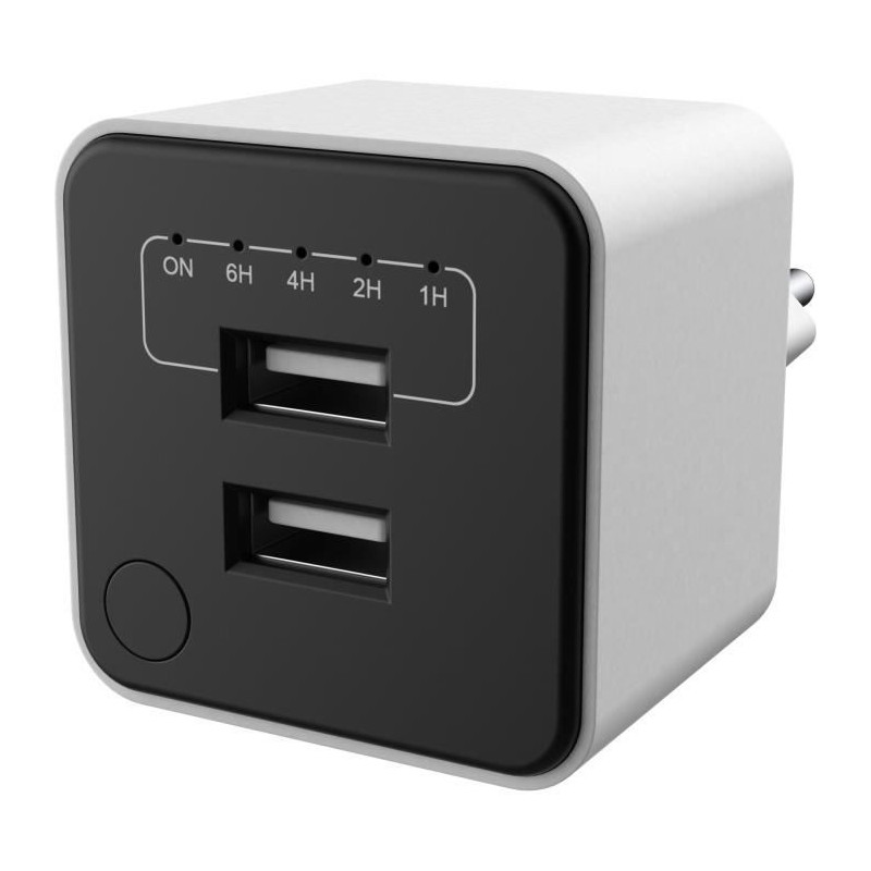 Dual USB Charger - GAO - Adjustable Timer, Auto Shutoff