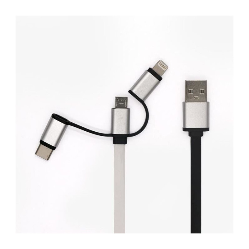 USB Cable Winder - GAO - 3-in-1, 2m, Fast Charging