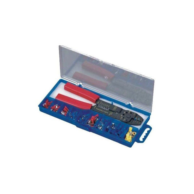 Pliers - GAO - Crimping/stripping - Supplied with 50 terminals, easy t