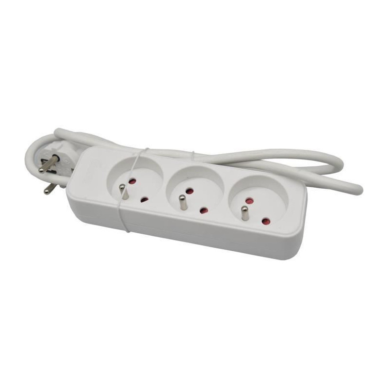 Household unit - GAO - 3 2P+T sockets - With child protection, NF comp