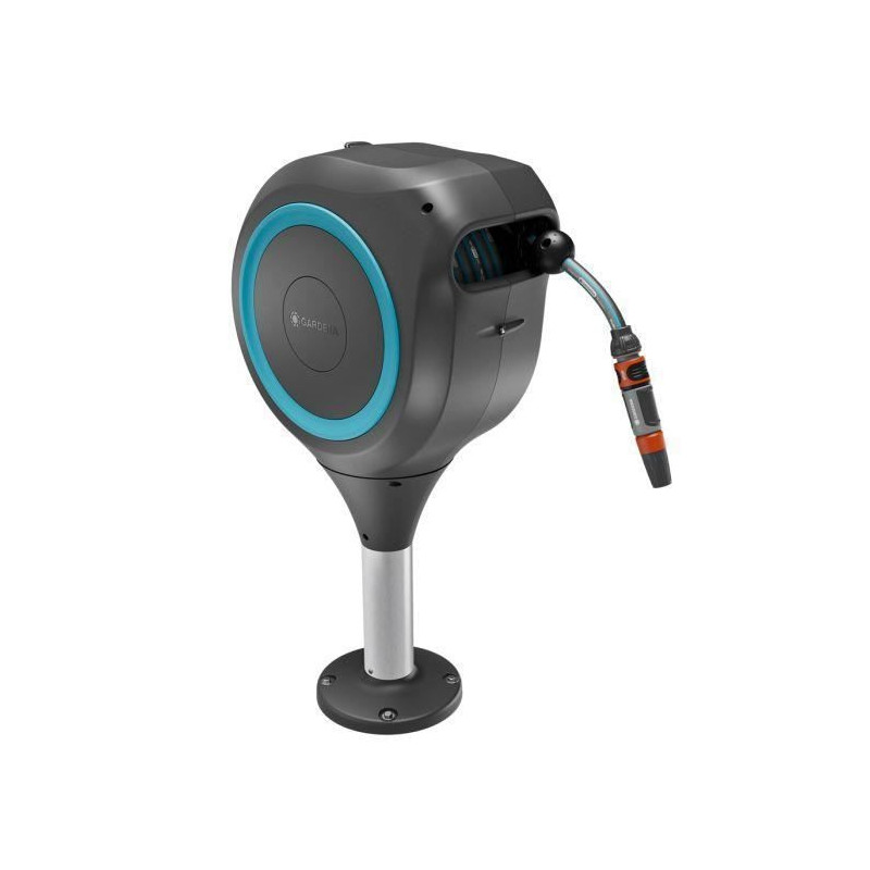 Automatic hose reel for terrace - GARDENA - RollUp - M - Blue - Length