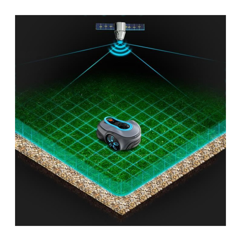 Robot lawnmower - GARDENA - Smart SILENO Free 800 - Without boundary c
