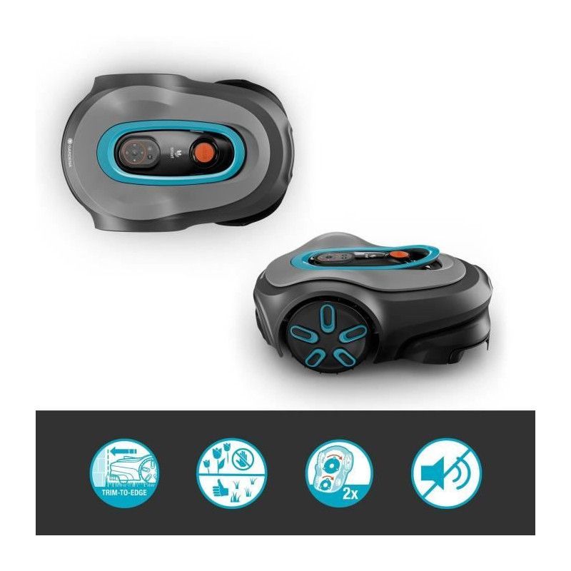 Robot lawnmower - GARDENA - Smart SILENO max 800 - Area 800 m² - DuoC
