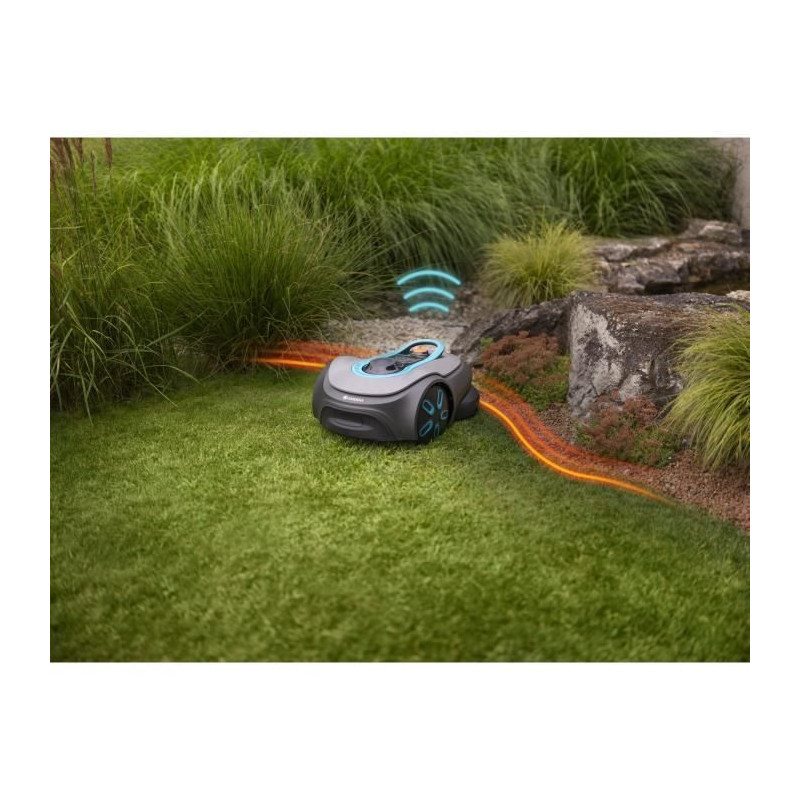 Robot lawnmower - GARDENA - Smart SILENO Free 1200 - Without boundary