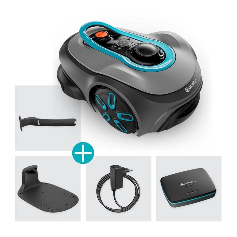 Robot lawnmower - GARDENA - Smart SILENO Free 1500 - Without boundary