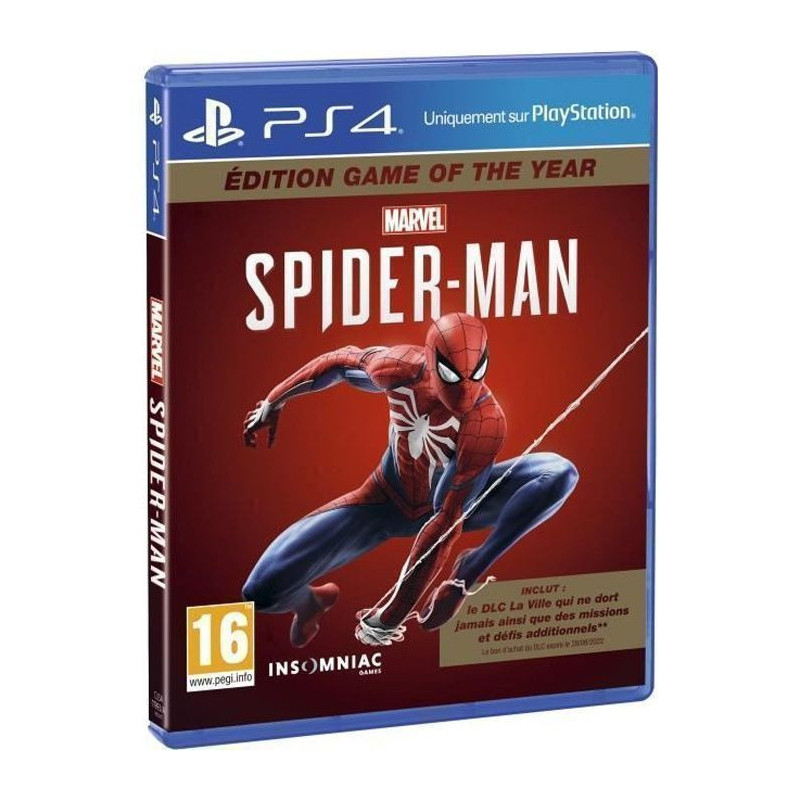 Marvel's Spider-Man Game Of The Year Game PS4