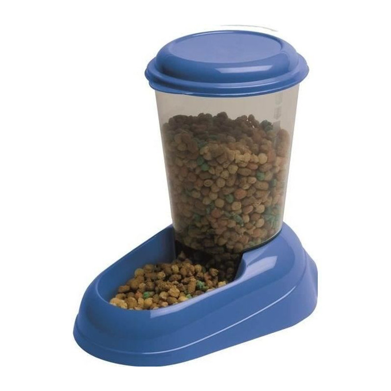 FERPLAST Dispenser Zenith 3L plastic - 29,2x20,2x28,8 - Blue - Dog and