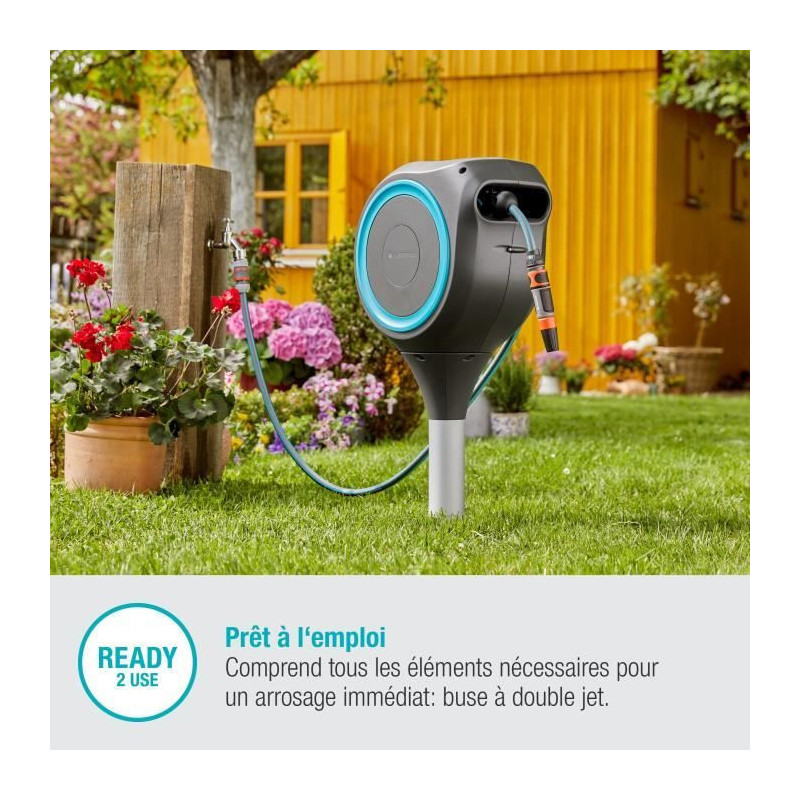 GARDENA - Automatic Hose Reel RollUp M 20 m