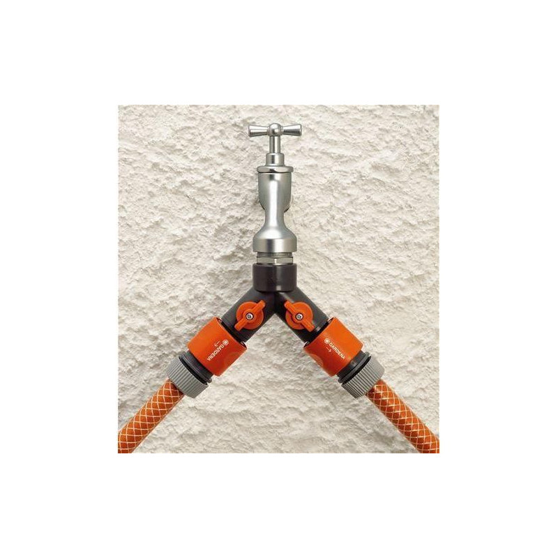 Gardena 2-way watering selector 20/27 or 26/34-Independent circuits-Si
