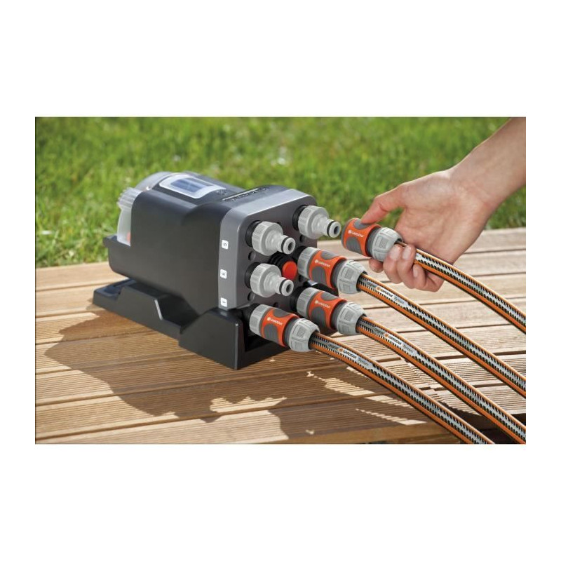 Gardena Automatic selector-6 independent water outputs-Unique Gardena