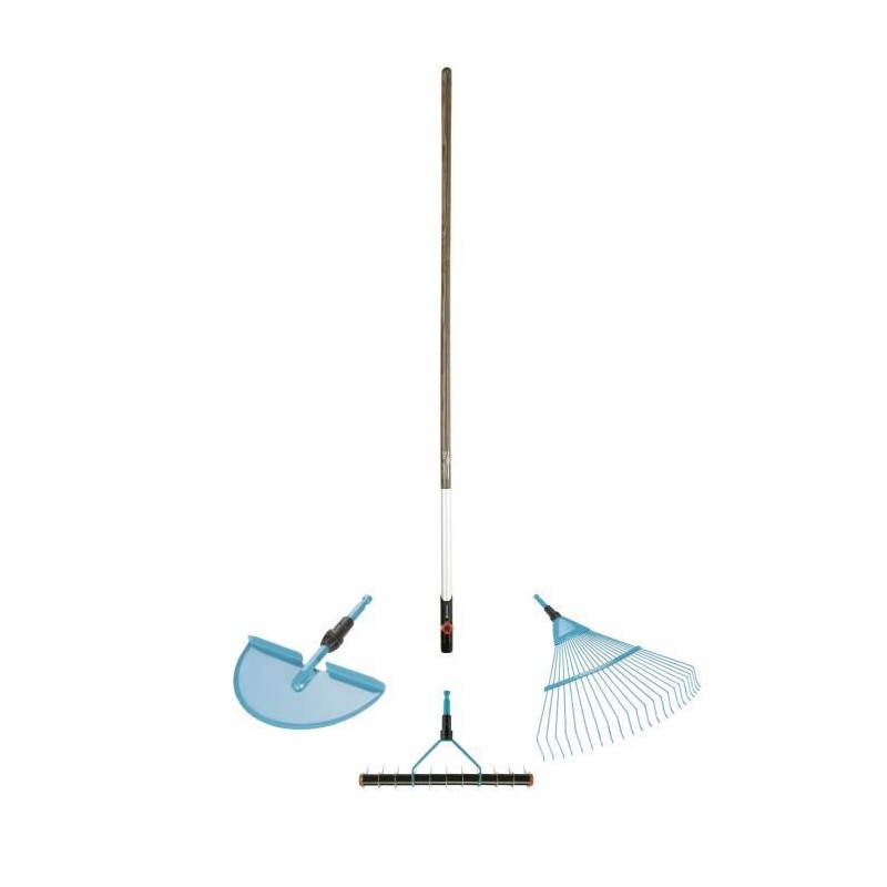 Gardena FSC Wood Manche 100% 130cm Combisystem | Tool support | Non-sl