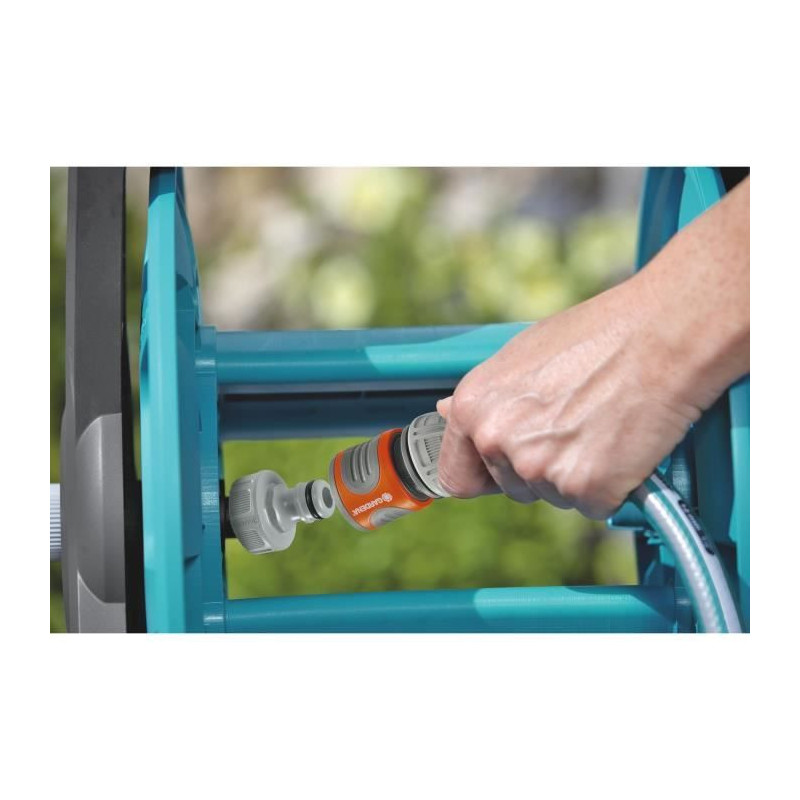 Gardena Dévidoir Classic 50-Compact structure-Folding crank-For small
