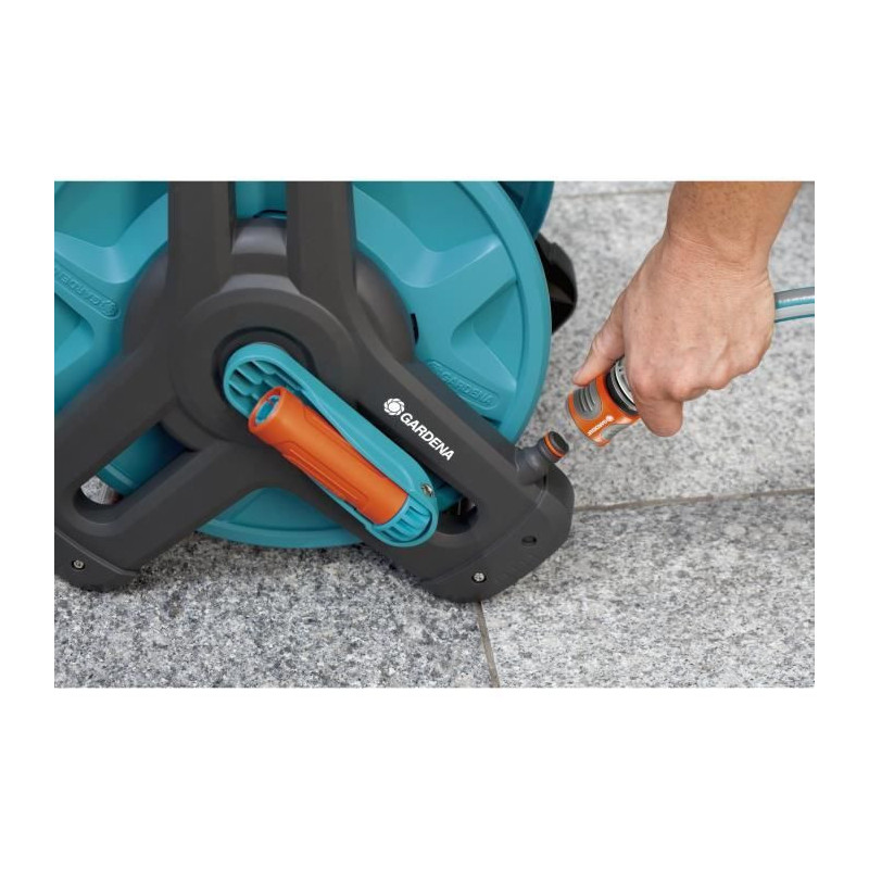 Gardena Dévidoir Classic 50-Compact structure-Folding crank-For small