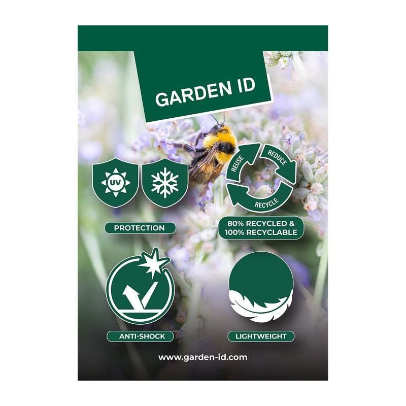 Flowerpot - Garden ID - Fancy - 40 x 42 cm - For garden, balconies or