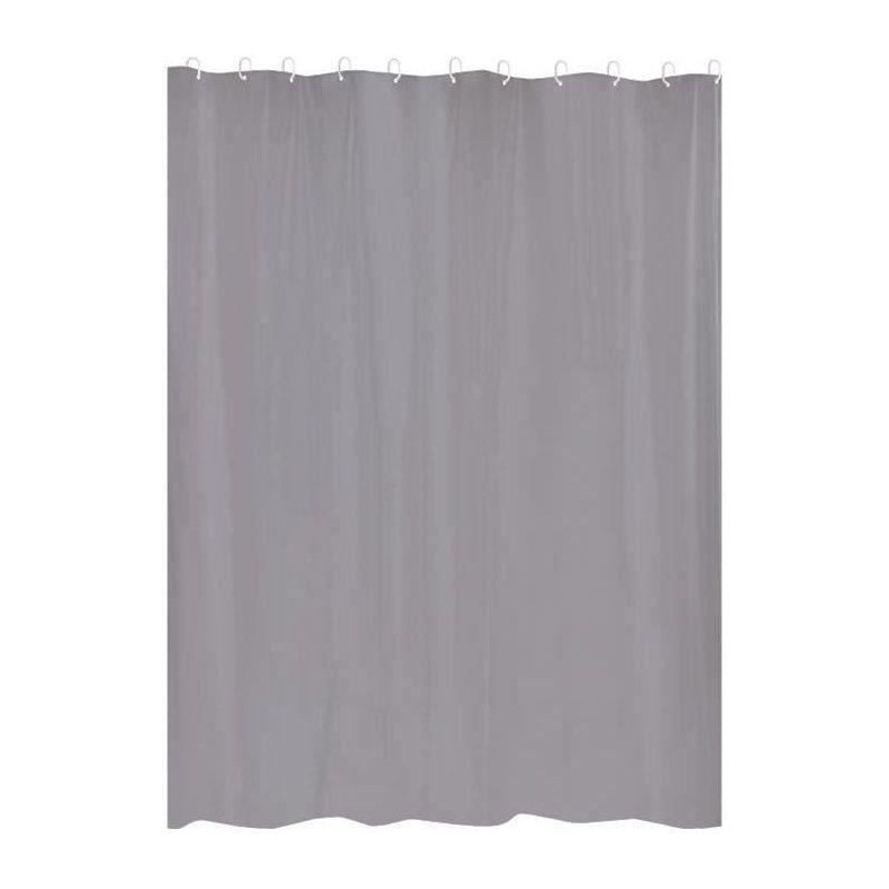 Gelco FIRST Shower Curtain 180 x 200 cm Gray