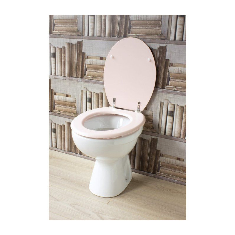 GELCO DESIGN Toilet seat Dolce - Stainless steel hinges - Molded wood