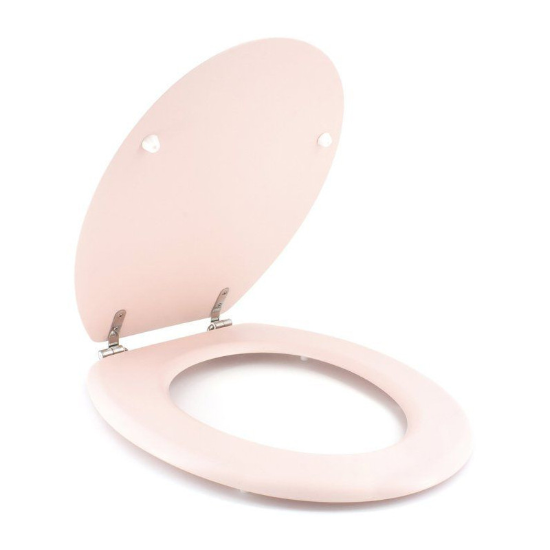 GELCO DESIGN Toilet seat Dolce - Stainless steel hinges - Molded wood