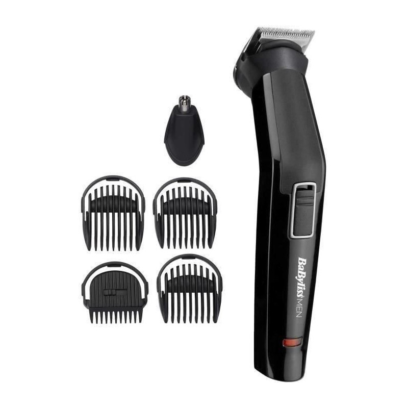 BABYLISS MT725E - 6 in 1 multifunction trimmer - Cordless - 60min auto