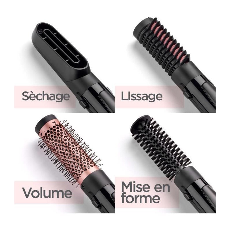 BABYLISS PERFECT FINISH AS126E - Blower brush 1000W - 2 temperatures +