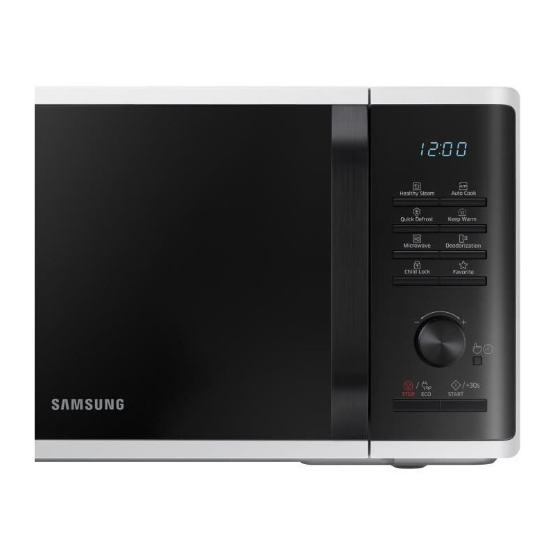 Solo microwave 23L - Samsung - MS23K3555EW - White - Electronic contro