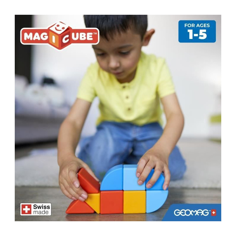 Magnetic Blocks - GEOMAG - Magicube 208 - 9 pieces - Various shapes -