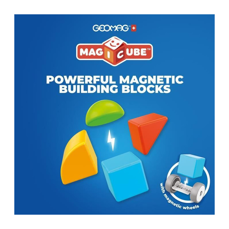 Magnetic Blocks - GEOMAG - Magicube 308 - 10 pieces - Various shapes -