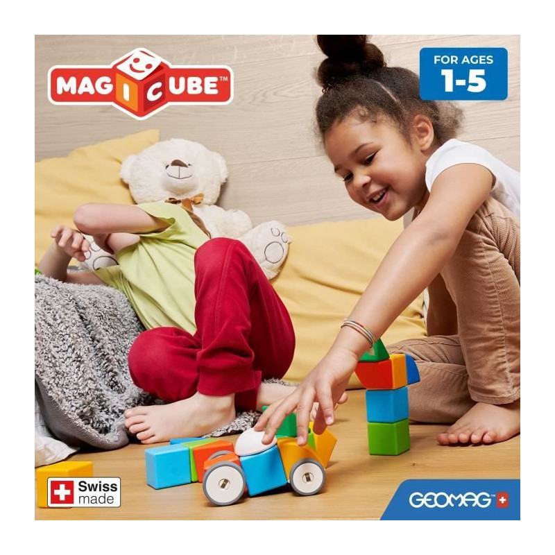 Magnetic Blocks - GEOMAG - Magicube 308 - 10 pieces - Various shapes -