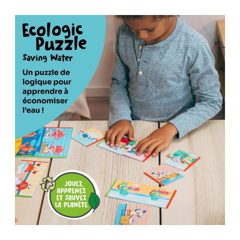Educational Games - GEOMAG - Ecologic Puzzle Saving Water - Educationa
