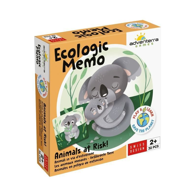 Educational games - GEOMAG - Ecologic Memo Animals at Risk - Memory ga