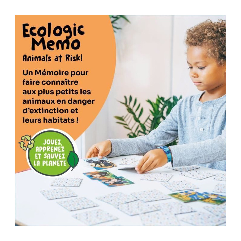 Educational games - GEOMAG - Ecologic Memo Animals at Risk - Memory ga