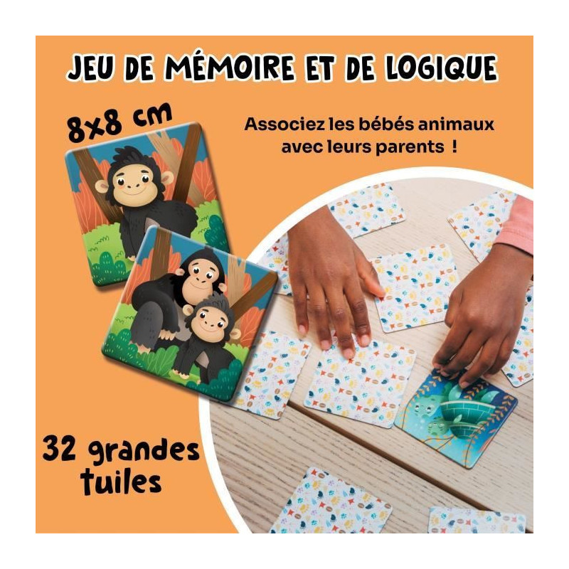 Educational games - GEOMAG - Ecologic Memo Animals at Risk - Memory ga