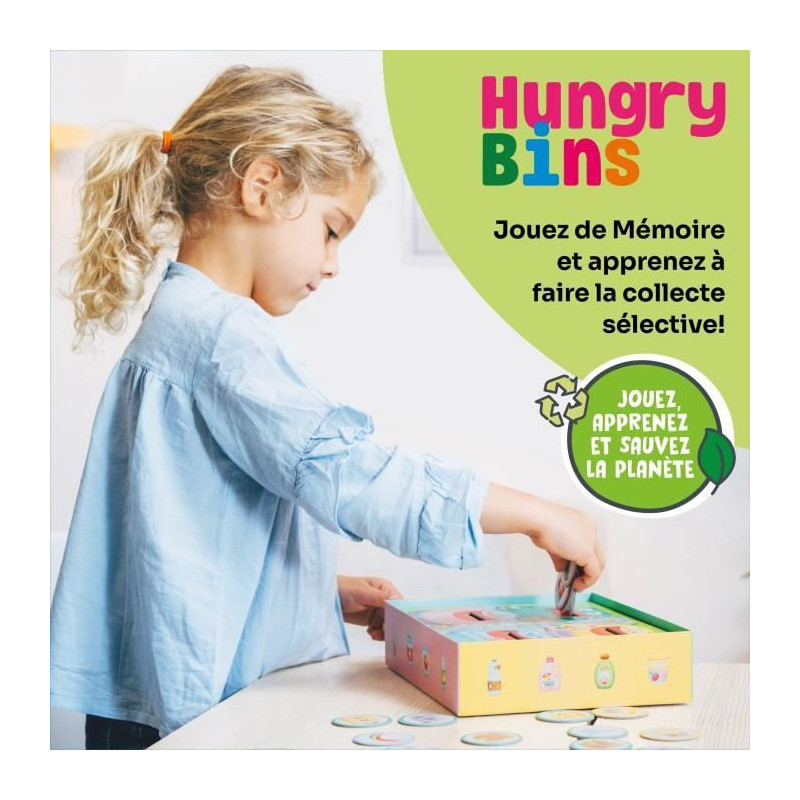 Educational games - GEOMAG - Hungry Bins - Selective sorting - Learnin