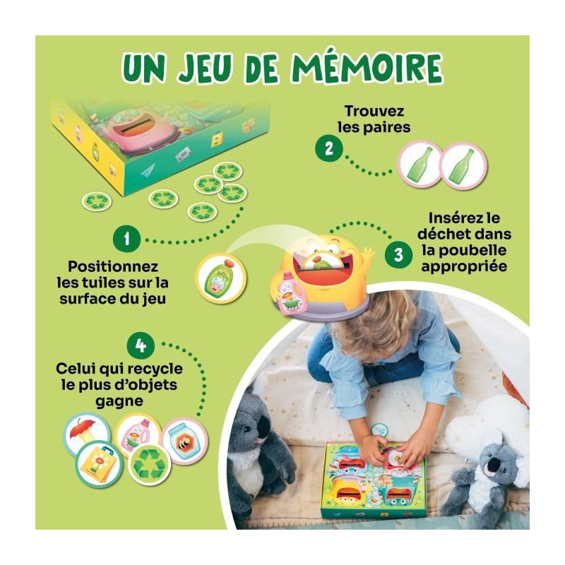 Educational games - GEOMAG - Hungry Bins - Selective sorting - Learnin